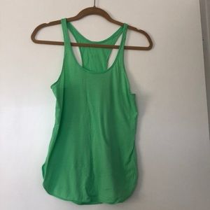 Lulu lemon grey and green athletic top